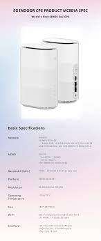 ***ZTE MC801A 5G INDOOR WIFI SIMCARD ROUTER*R4700 ON BOBSHOP**