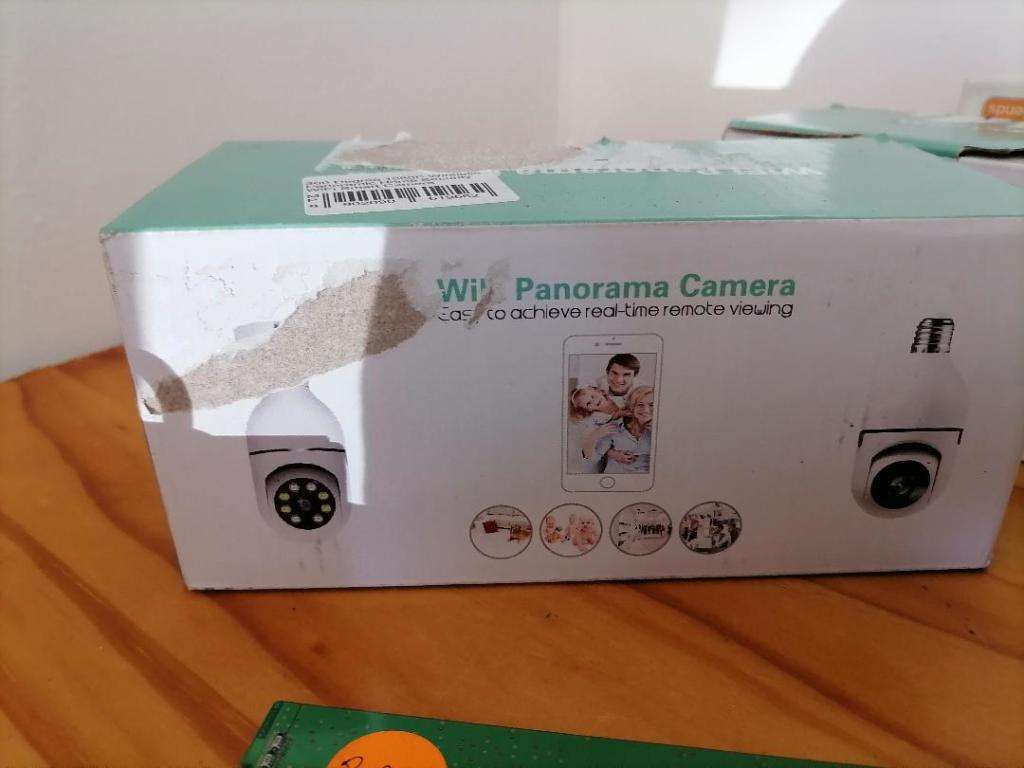 *LOT OF 2 X BRAND NEW 5G WIFI PANORAMIC SECURITY CAMERAS*1 BID FOR BOTH*
