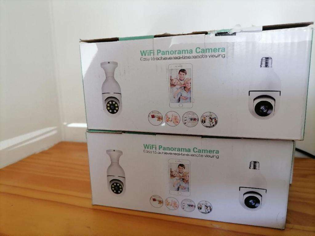 *LOT OF 2 X BRAND NEW 5G WIFI PANORAMIC SECURITY CAMERAS*1 BID FOR BOTH*