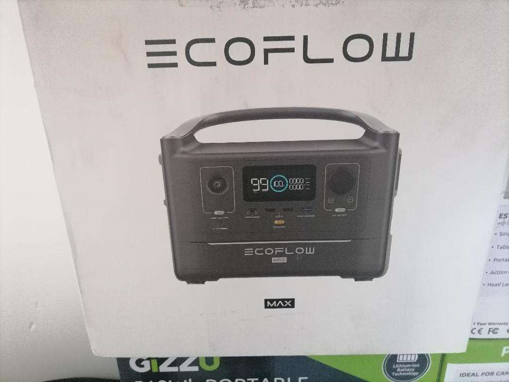 **GRAB THIS MACHINE**R30 FREIGHT*BRAND NEW ECO FLOW MAX 600W POWER STATION*R13 000 RETAIL**