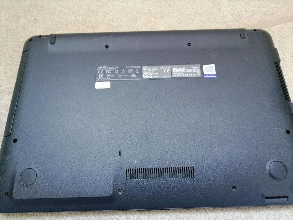 I3 ASUS F530L LAPTOP*NO CHARGER,NOT TESTED