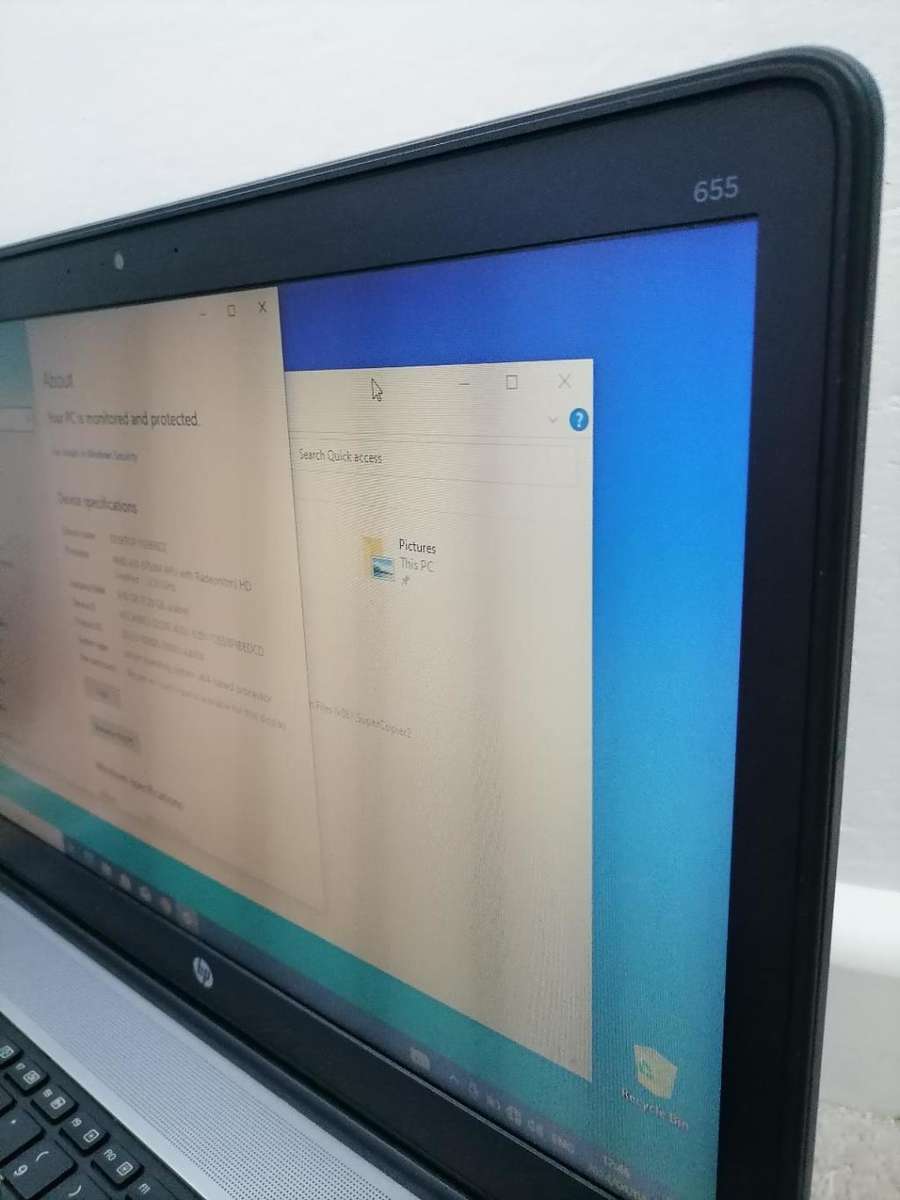 HP PROBOOK 655 AMD 10 5TH GEN, 8GB RAM,640GB HDD*CHARGER,BATTERY 100%