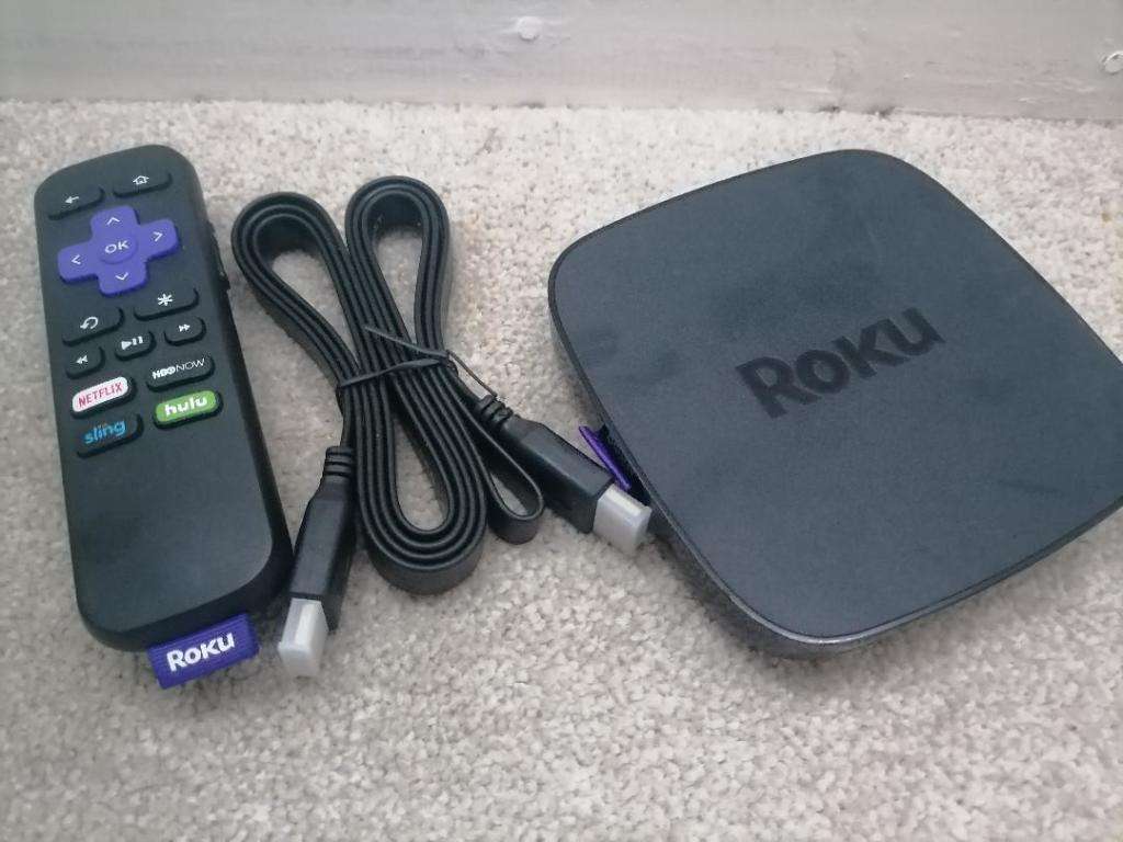 *5 AVALIABLE***GRAB ONE NOW**ROKU PREMIERE+ 4K HD STREEMING TV BOX WITH REMOTE+HDMI CABLE**