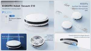 LIKE NEW XIOMI E10 SMART ROBOT IN BOX*VAC/MOP WITH ATTACHMENTS,MOP PAD, CHARGING STATION