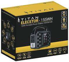 TITAN ELECSTOR-155WH  PORTABLE POWER STATION