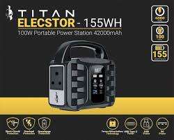 TITAN ELECSTOR-155WH  PORTABLE POWER STATION