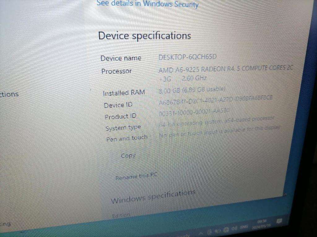 IMMACULATE AMD A6 9TH GEN LENOVO IDEAPAD 8GB RAM,1TG HDD,ORIGINAL CHARGER,BAG,BATTERY 100%