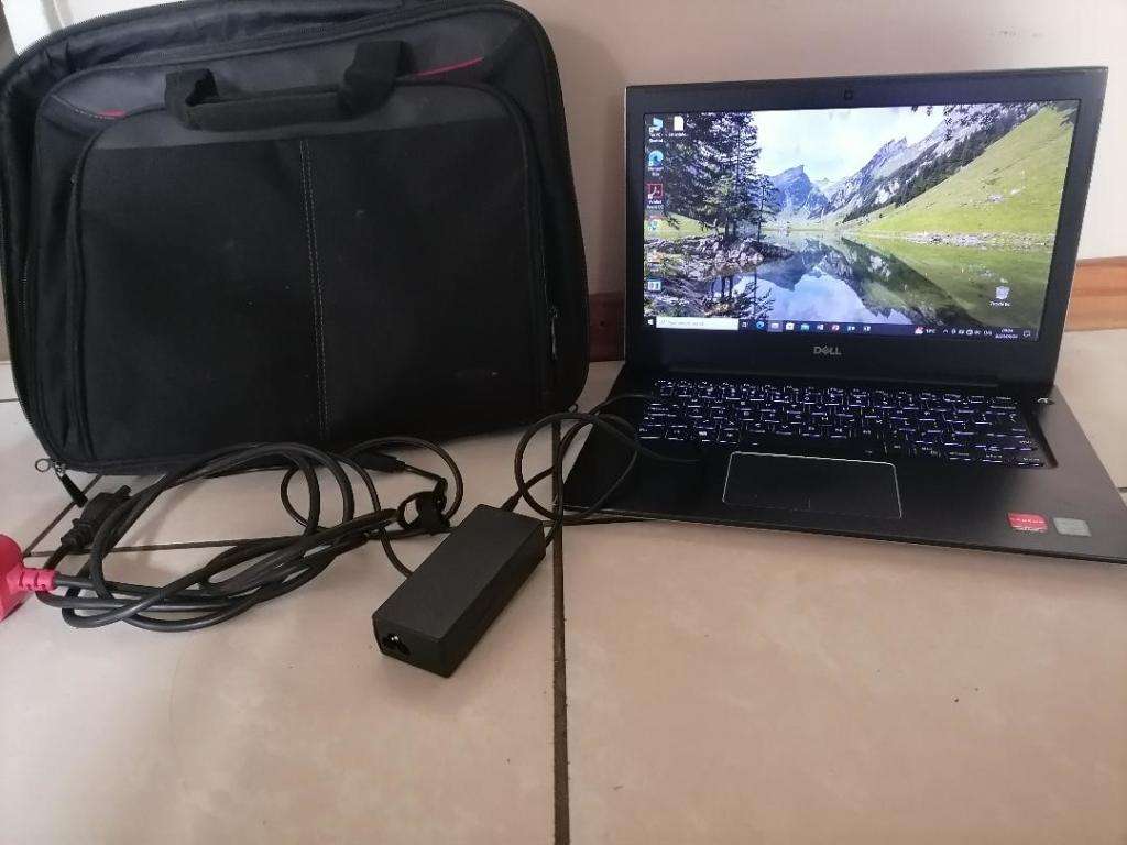 i5 DELL VOSTRO 8TH GEN, 8GB RAM, 256 NVME HDD,W10/OFFICE, LAPTOP BAG,CHARGER,BACK LIT KEYBOARD