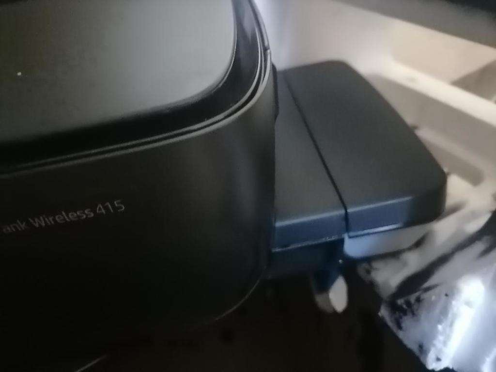 HP WIRELESS 415 INKTANK PRINTER, INK HAS LEAKED IN TRANSIT, SOLD AS IS.