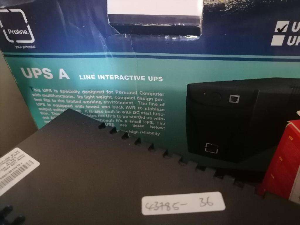 BULK LOT OF ELECTRONICS, ASUS AC1900 WIFI ROUTER,PROLINE UPS,WIRELESS CONTROLLER, ONE BID FOR LOT