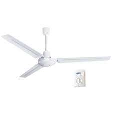 BRAND NEW BRIGHTSTAR INDUSTRIAL WHITE CEILING FAN WITH WALL CONTROLL IN BOX*R1800 RETAIL**