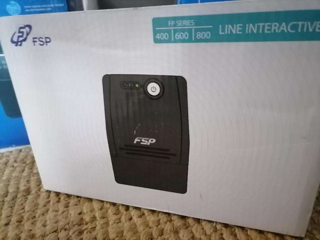 LOT OF 2 X UNTESTED UPS, EATON 5E 2000VA +FSP 600 UPS*ONE BID FOR BOTH**