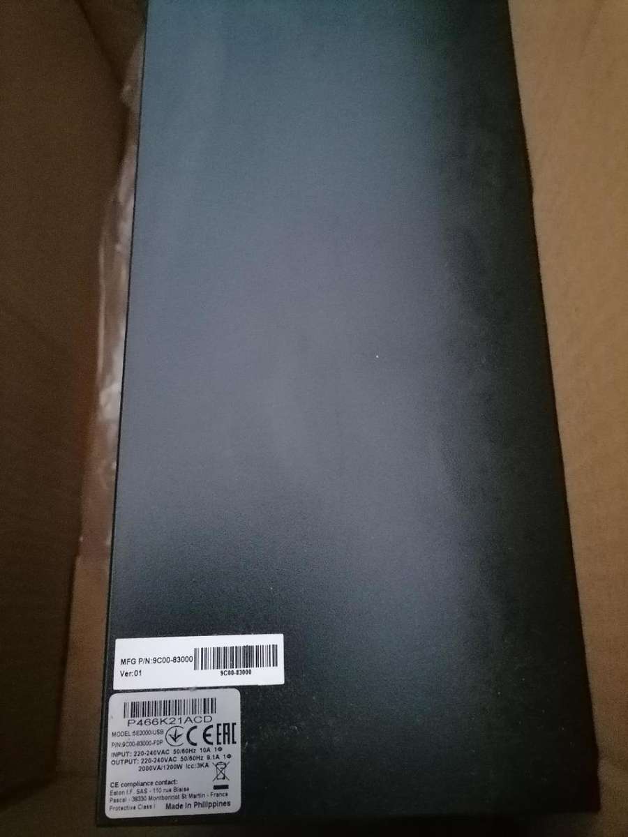 LOT OF 2 X UNTESTED UPS, EATON 5E 2000VA +FSP 600 UPS*ONE BID FOR BOTH**