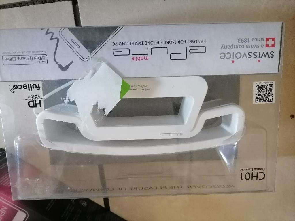 2 X NEW swissvoice epure mobile corded handset