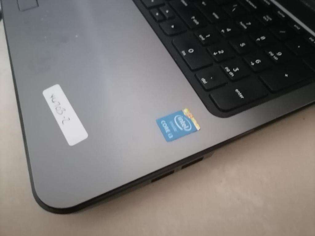 *HP 250  I3 LAPTOP,NO POWER CORD, UNTESTED, SOLD AS IS**