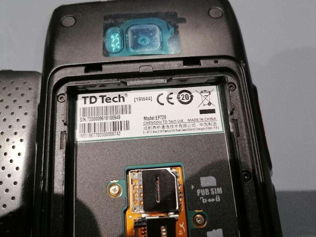 LOT OF 2 X TD TECH EP720 DUAL SIM PHONE.5G, WATER/DUST PROOF(READ AD)