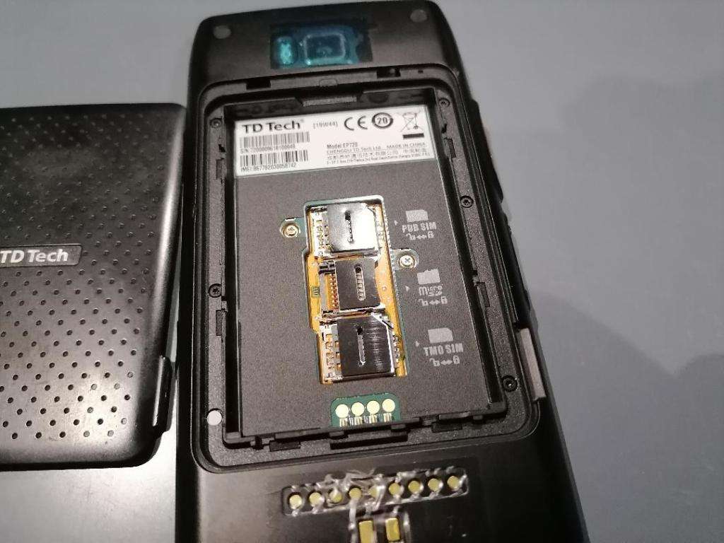 LOT OF 2 X TD TECH EP720 DUAL SIM PHONE.5G, WATER/DUST PROOF(READ AD)