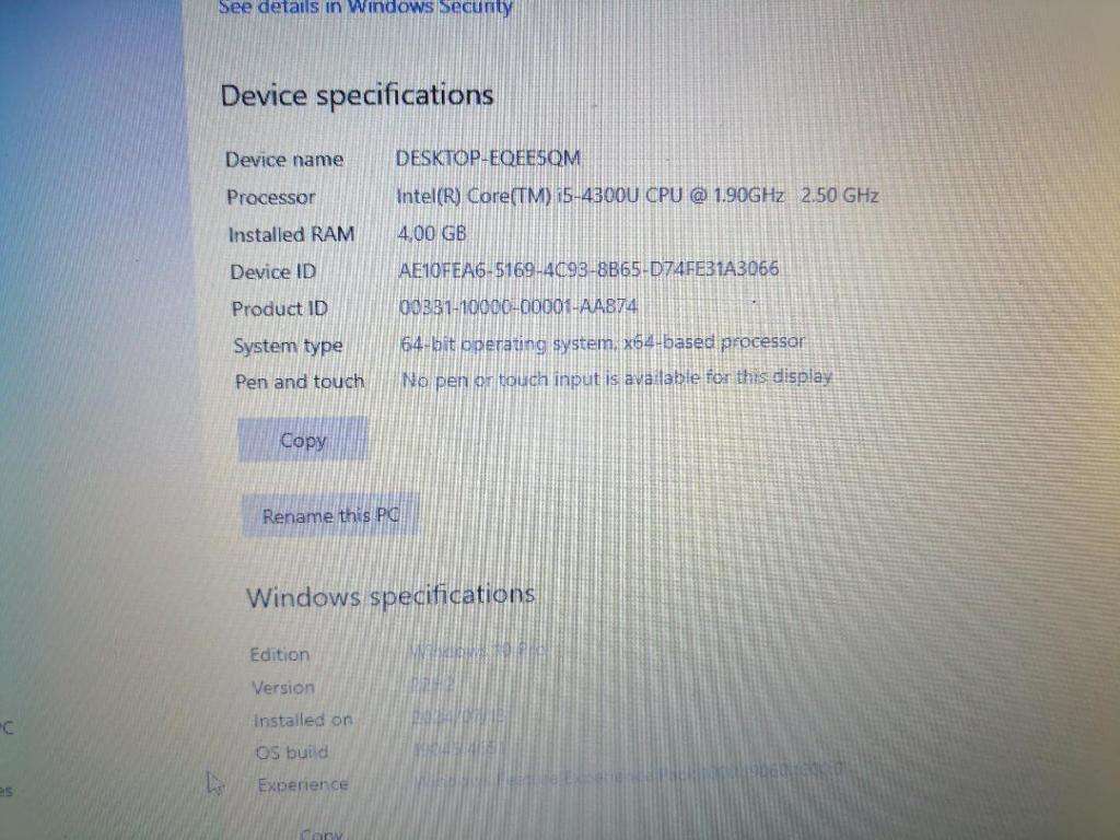 EXCELLENT i5 DELL LATITUDE E5440 4TH GEN ,4GB RAM,500GB HDD, SIM SLOT,BATTERY 100%,CHARGER INCL