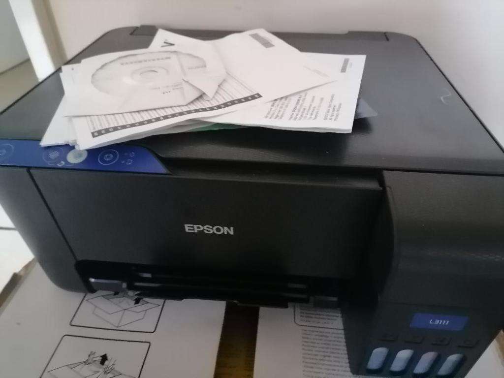 EPSON L3111 INK TANK PRINTER WITH CABLES IN BOX*ORANGE LIGHTS FLASHING*