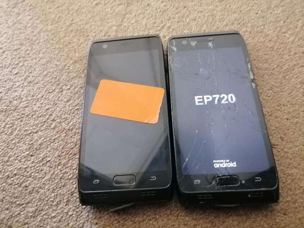 *WEEKEND SPECIAL*LOT OF 2 X TD TECH EP720 DUAL SIM PHONE.5G, WATER/DUST PROOF*ONE BID FOR BOTH**