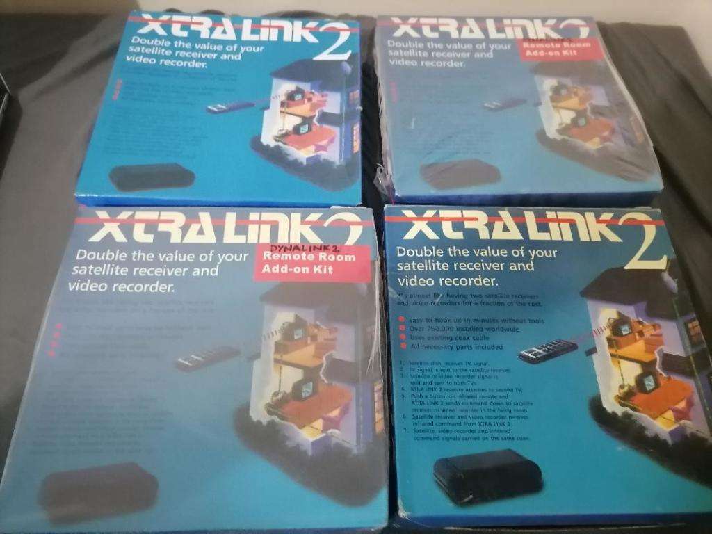 LIQUIDATION ITEMS* LOT OF 4 X NEW XTRALINK 2 REMOTE CONTROLL EXTENDERS*ONE BID FOR BOTH*