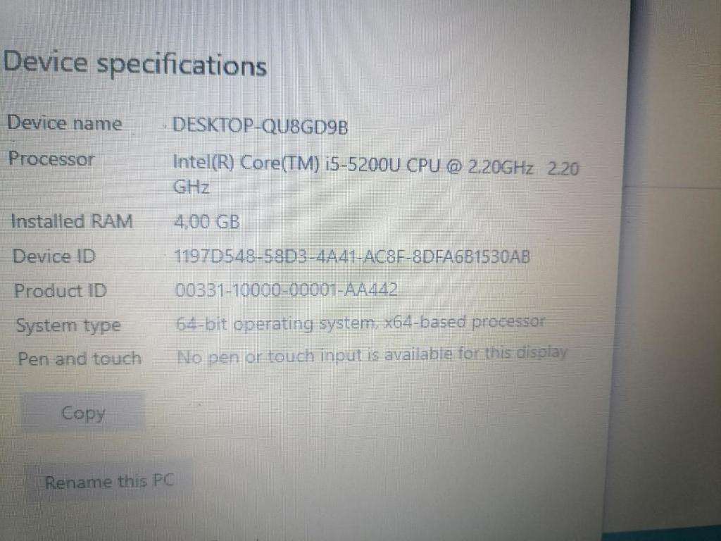 **i5 DELL LATITUDE E5450 5TH GEN,4GB RAM, 500GB HDD,BATTERY 100%,ORIGINAL CHARGER**