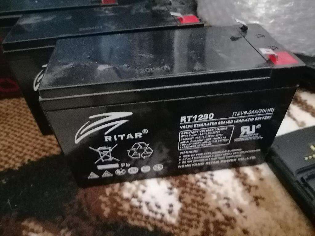 * LOT OF 4 X KSTAR 12V UPS/GATE MOTOR BATTERIES*ONE BID FOR LOT OF 4*UNTESTED*