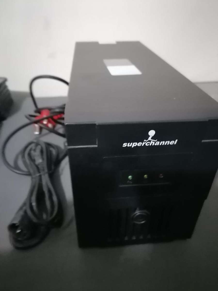 SUPERCHANNEL 2000VA UPS WITH BATTERIES, CABLES ETC**