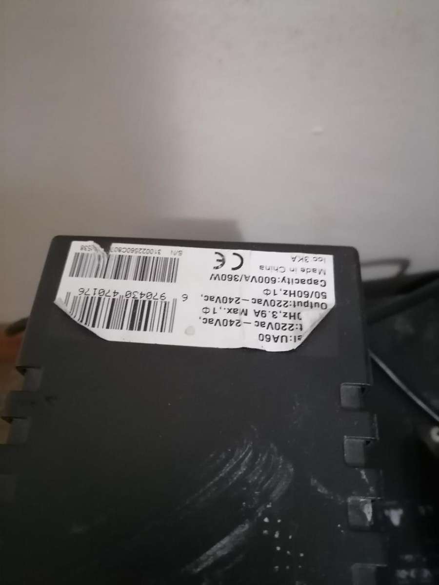 LOT OF 2 X UPS AND VOLTAGE CONVERTER*ONE BID FOR THE LOT*SOLD AS IS**