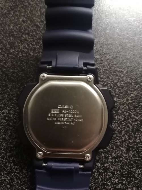 CASIO ILLUMINATOR AE-1000W .100m WATER RESISTANT 10 YEAR BATTERY