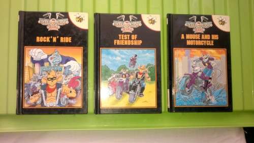 Biker Mice From Mars Book Set Of 3 BuzzBooks 1994