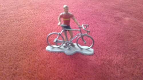 Britains Figure Cyclist with Bicycle