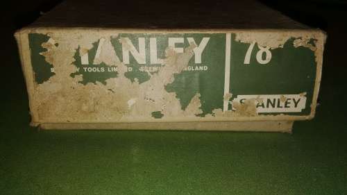 Vintage Stanley No.78 Rabbet Wood Working Plane With Fence And Depth Stop