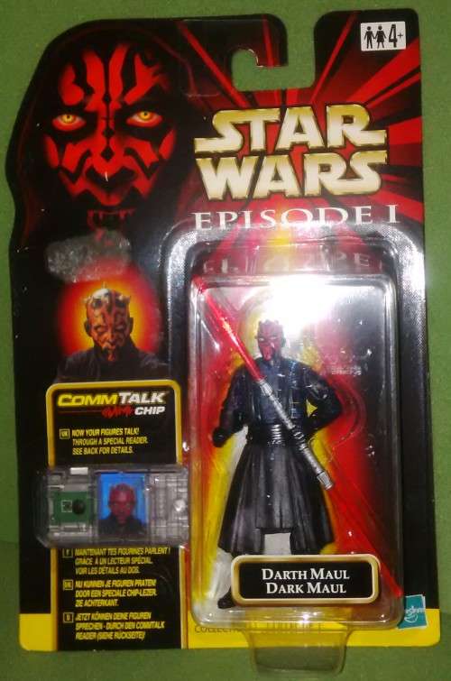 Star Wars Darth Mall With Comm Talk Chip, Mint On Card, Hasbro, Lucasfilm LTD