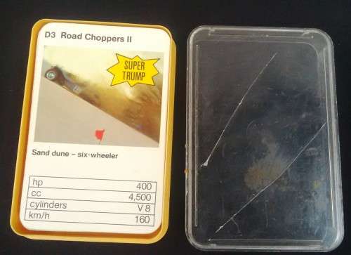 Super Trump Vintage Card Game Chopper Motorcycles