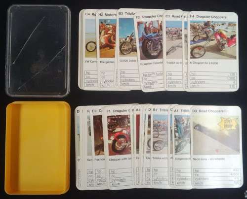 Super Trump Vintage Card Game Chopper Motorcycles