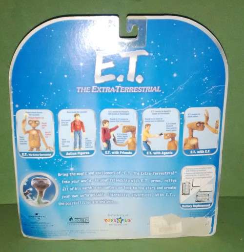 E.T The Extra Terrestrial Interactive Figure With Communicator, Exclusive, Mint On Card