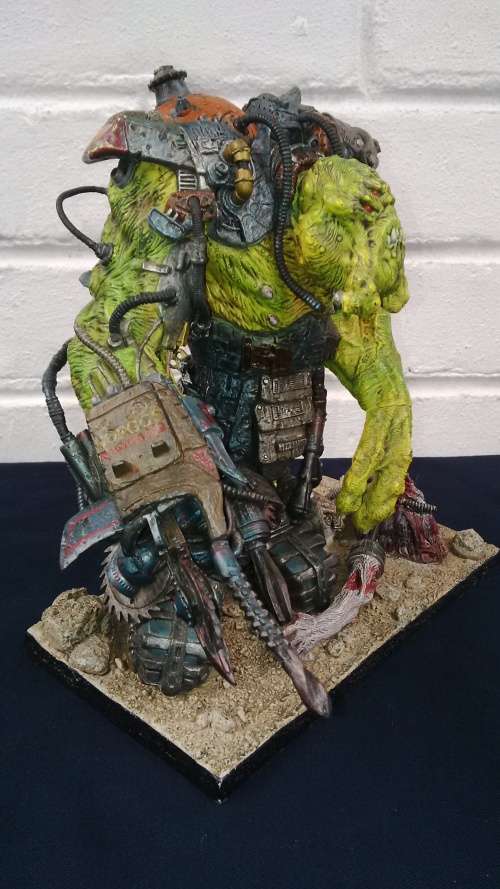 Stan Winston Creatures, Horgg, Mutant Earth 2001 Statue/Posable Action Figure On Its Base Plate