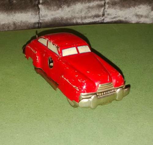 Rare Tin Wind-Up Car, U.S.-Zone Germany, Forward and Reverse Bumper Car