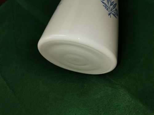 Vintage Corning Ware 9 Cup Percolater, White With The Classic Blue Corn Flower