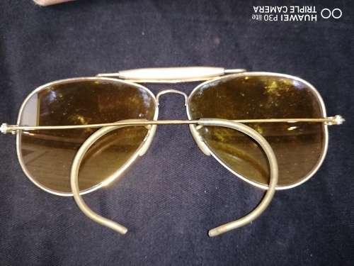 Vintage Rare Retro Ray-Ban Ambermatic, All Weather Sun Glasses With Original Case