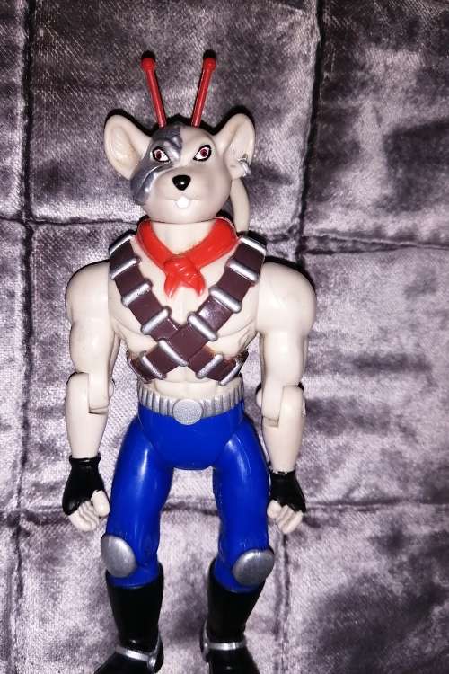 Original 1993 Biker Mice From Mars `Vinnie` Action Figure In Mint Condition B.T.F. Galoob