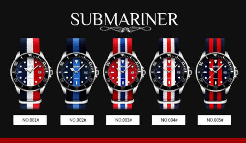 **LIMITED** SKMEI SUBMARINER Date 5 colors Available + BOX