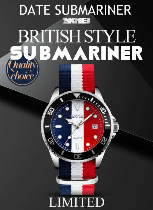**LIMITED** SKMEI SUBMARINER Date 5 colors Available + BOX