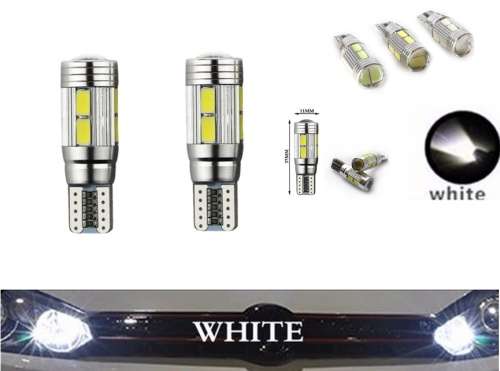DRL DAYTIME RUNNING LIGHTS  SUPER T10 LED W5W Bulbs 12V 10SMD