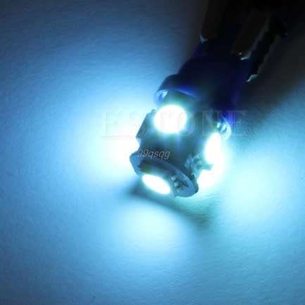 XENON DRL DAYTIME RUNNING LIGHTS T10 SUPER BRIGHT CRYSTAL BLUE