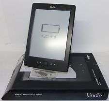 AMAZON KINDLE eREADER 6" SCREEN 2GB STORAGE WIFI BLACK