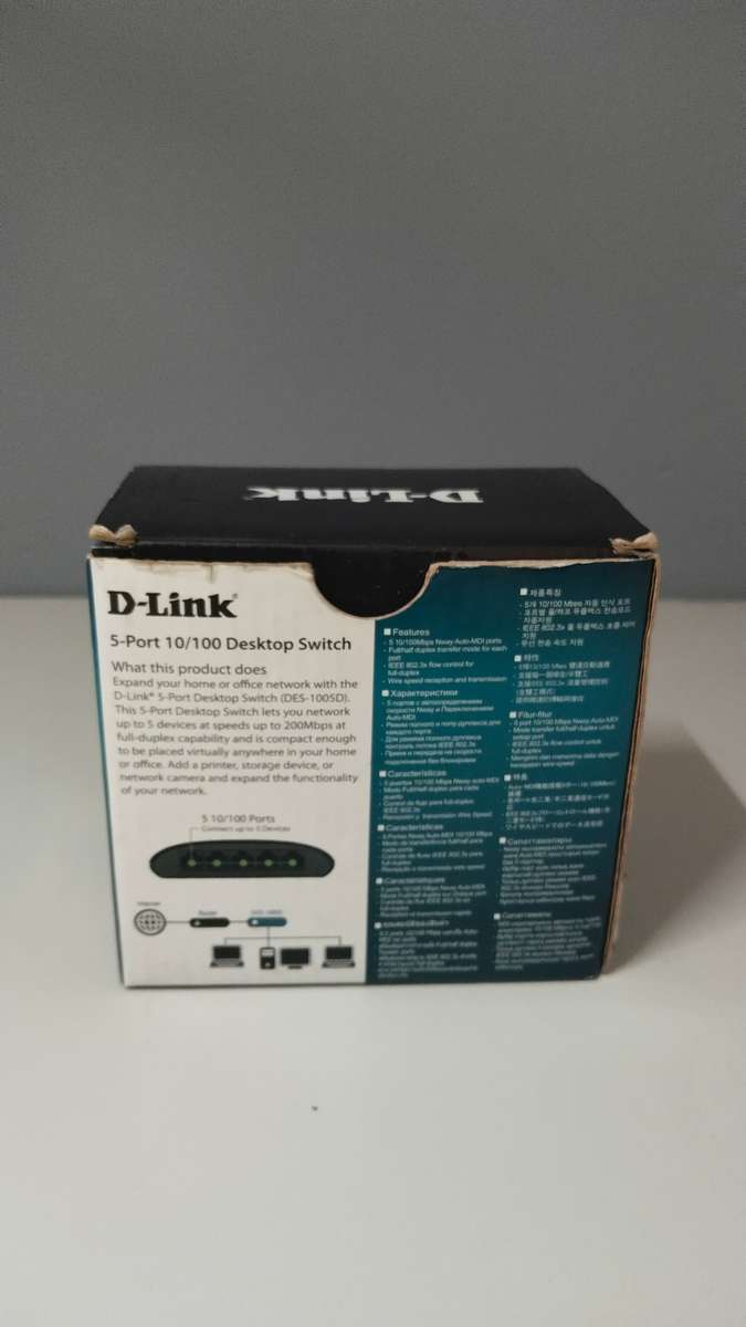 D-Link 5 port Desktop Switch