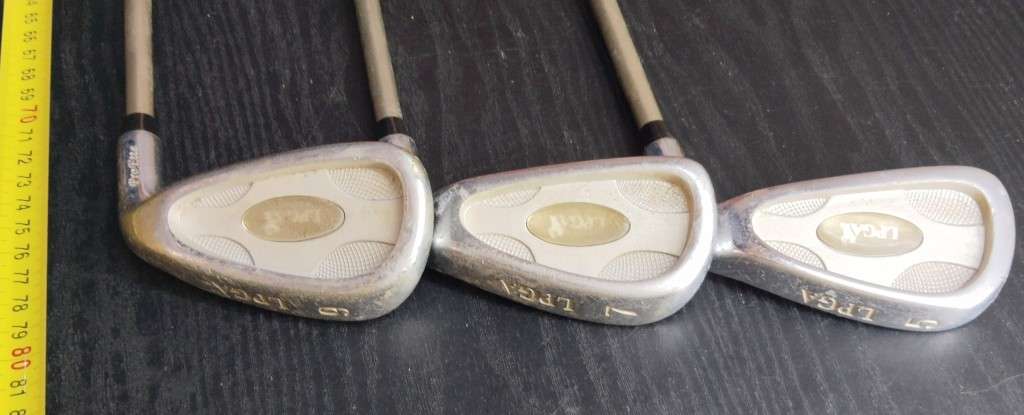 LPGA Golf Clubs - Driver, Putter + 3 Irons - See Photos - Good condition
