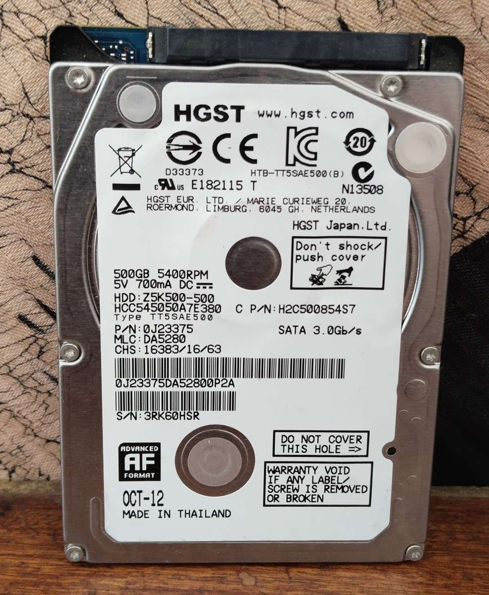 HGST 500Gb 2.5` HDD